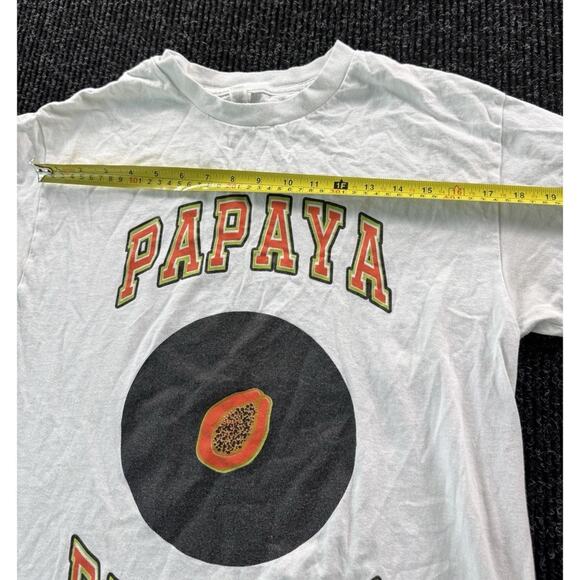 Papaya Records T-Shirt Black Graphic Music Label Tee Mens M Streetwear DJ - Picture 6 of 8